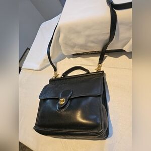 Coach WILLIS Dark Brown/Black 9927 With Brass Hardware 1990s